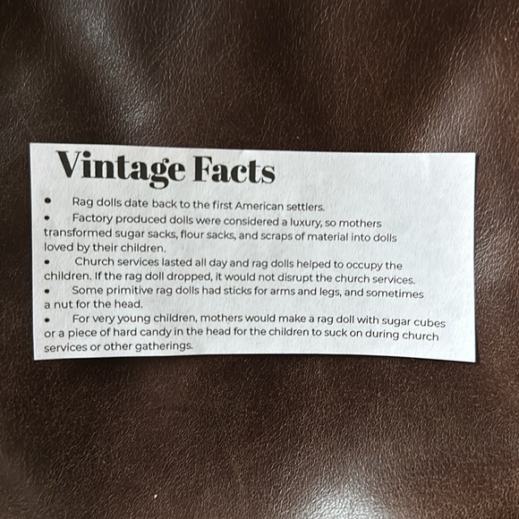 Handcrafted Ragdoll Ornaments Upcycled Material - Picture 6 of 6